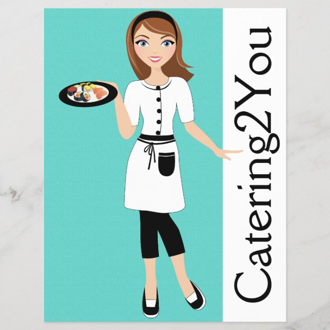 Volante de negocios de restauración - SRF (Frente)