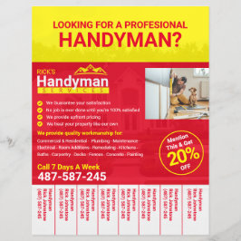 Volante de negocios Handyman - Hogar