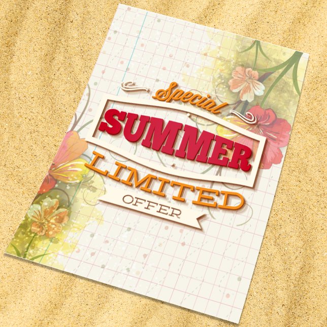 Volante de oferta limitada de verano especial (Subido por el creador)