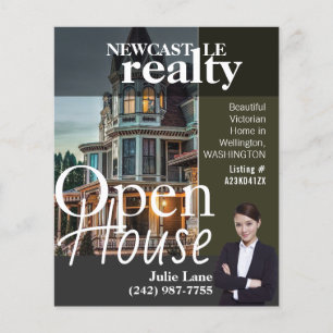 Volante de Open House Real Estate Realtor