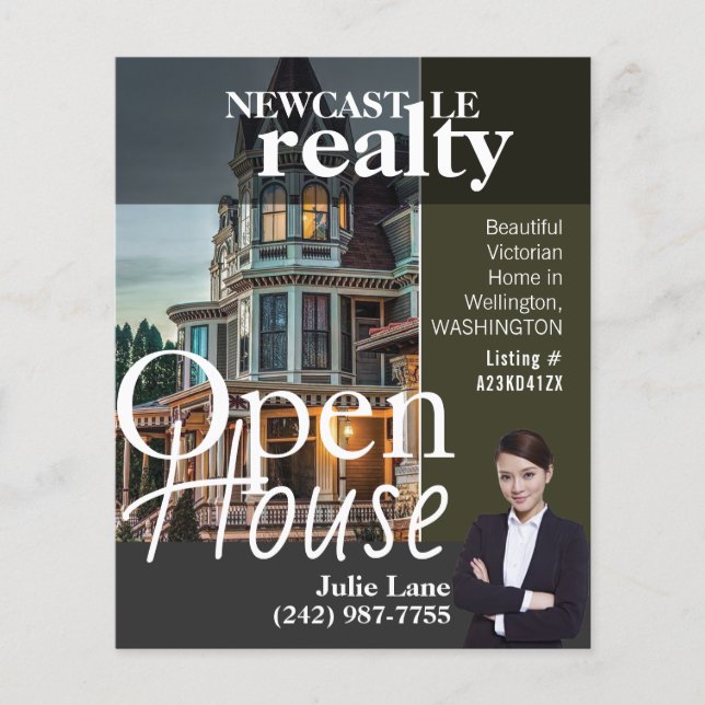 Volante de Open House Real Estate Realtor (Frente)