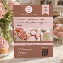 Volante de panadería con logotipo personalizado