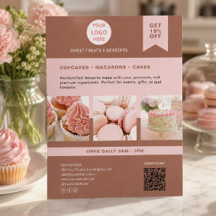 Volante de panadería con logotipo personalizado