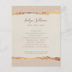 Volante de papel rasgado brillante