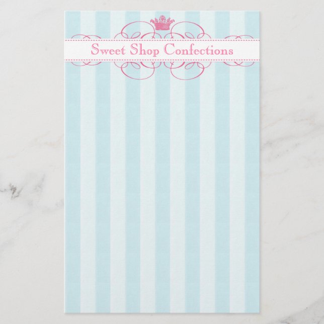 Volante de peluquería de la Corona Rosa (Frente)