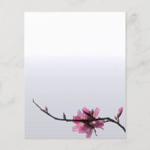 Volante de Personalizado de negocios floral Zen Sp
