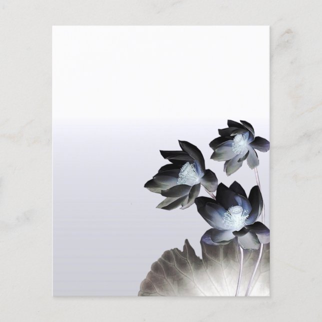 Volante de Personalizado empresarial de Lotus Blos (Frente)