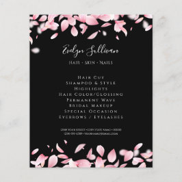 Volante de pétalos en caída