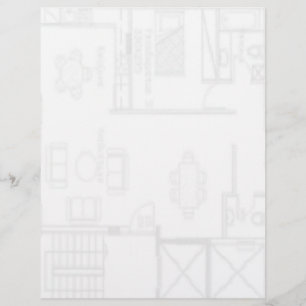 Volante de plan de piso