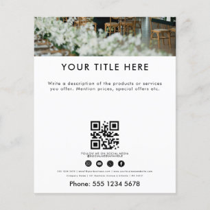 Volante de planificador de eventos minimalista D