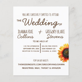 Volante de postales para la invitación a la boda d