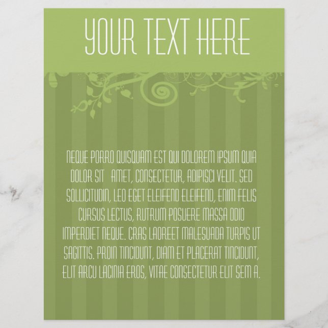 Volante De Rayas Verdes (Frente)