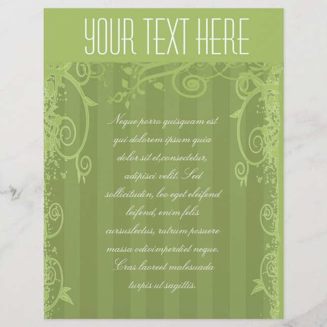 Volante De Rayas Verdes (Frente)