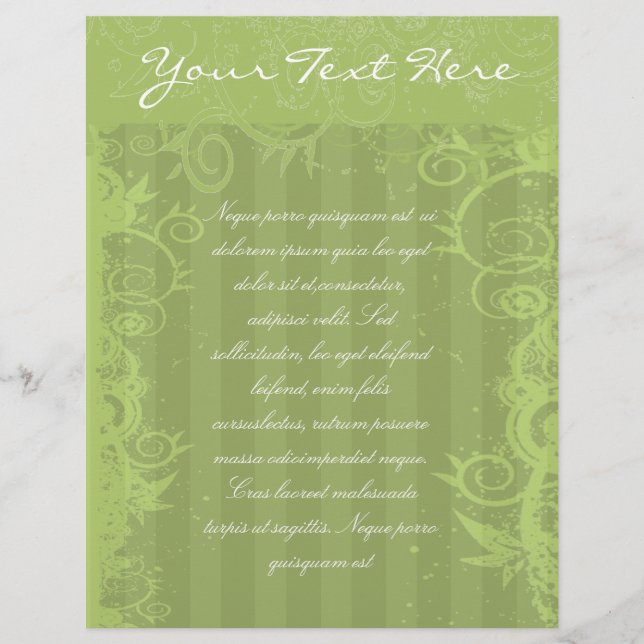 Volante De Rayas Verdes (Frente)