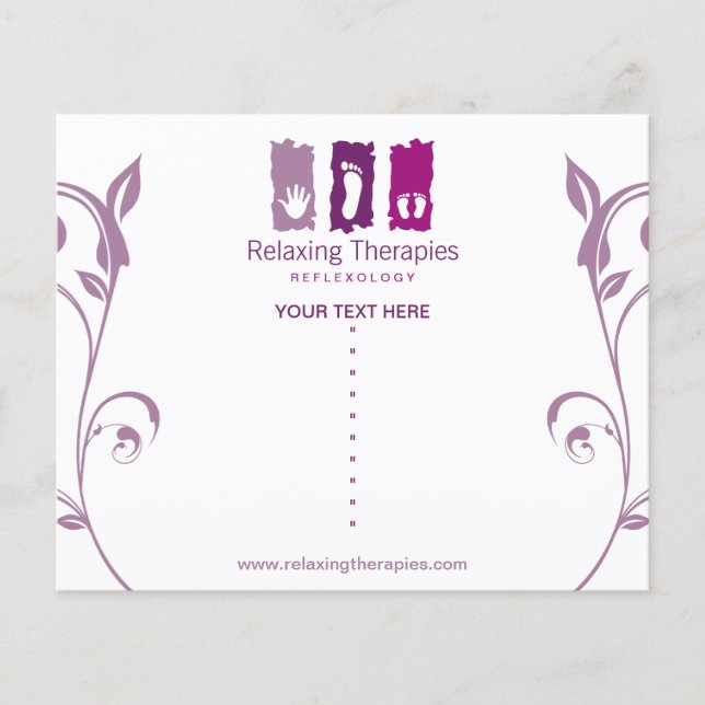 Volante de reflexología (Frente)