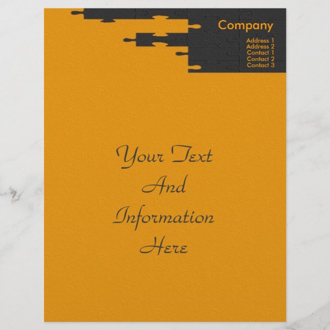 Volante de rompecabezas (Frente)