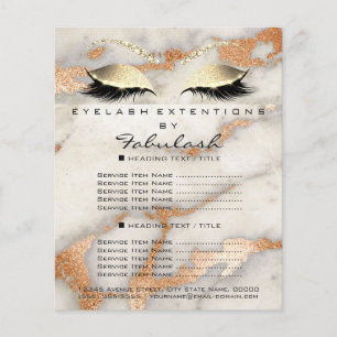 Volante de Salón de Belleza de Pestañas Maquillaje