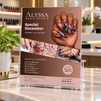 Volante de Salón de Uñas | Promoción Especial Eleg
