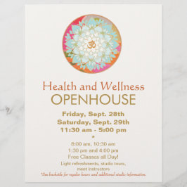 Volante de Salud y Bienestar de Lotus Mandala