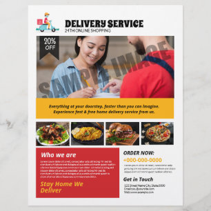 Volante de servicio de entrega