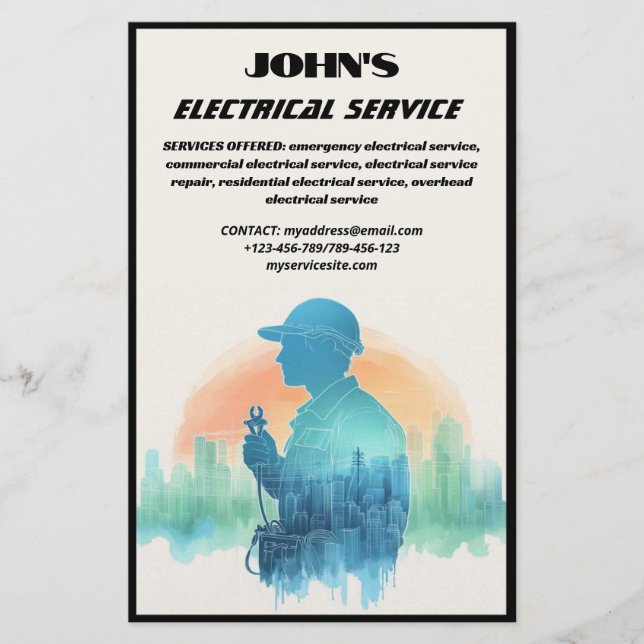 Volante de servicio eléctrico (Frente)
