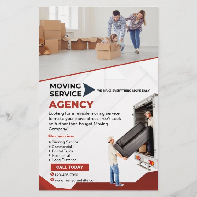 Volante de servicio móvil (Frente)