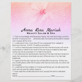 *~* Volante de servicios de exención de responsabi