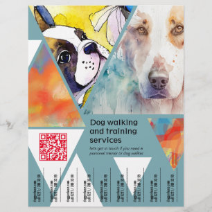 Volante de servicios de perro 