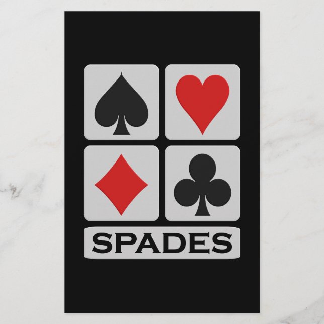 Volante de Spades - personalizar! (Frente)