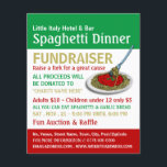 Volante de Spaghetti Dinner Fundraiser Event<br><div class="desc">Volante publicitario de evento Spaghetti Dinner Fundraiser de The Business Card Store.</div>