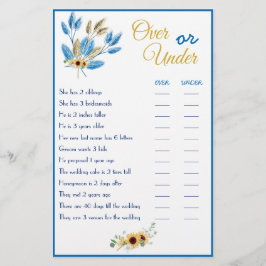 Volante de tarjeta de juego de ducha para parejas