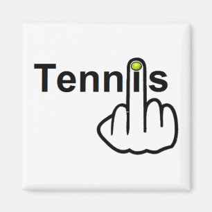 Volante de tenis en el imán