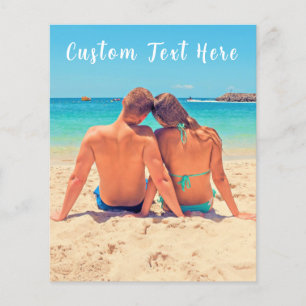 Volante de texto fotográfico personalizado Tu prop