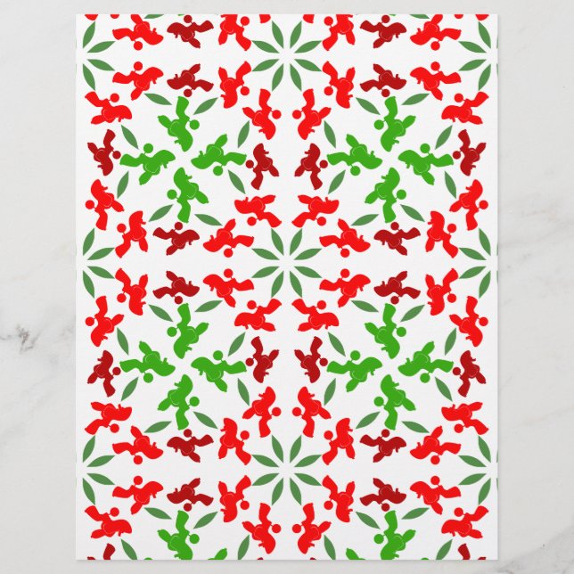 Volante de tienda de perro de Navidad de Caniche (Frente)