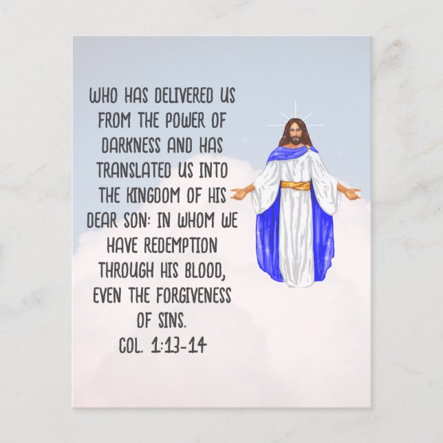 Volante de tracto de gospel (Frente)