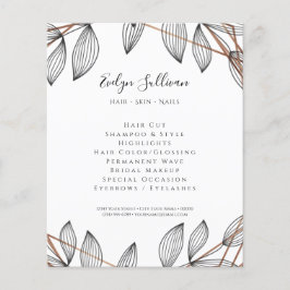 Volante de tramas geométricas de follaje