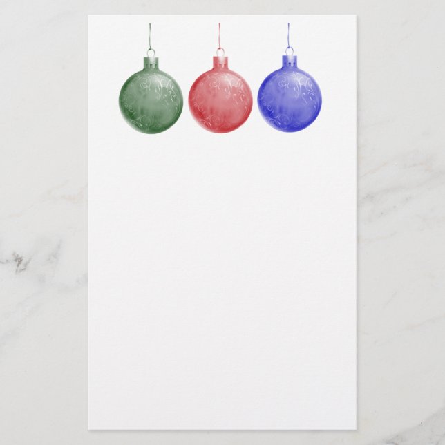 Volante de vacaciones - Ornamentos de Navidad (Frente)