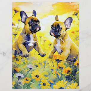 Volante de Venta de Flores y Cachorros