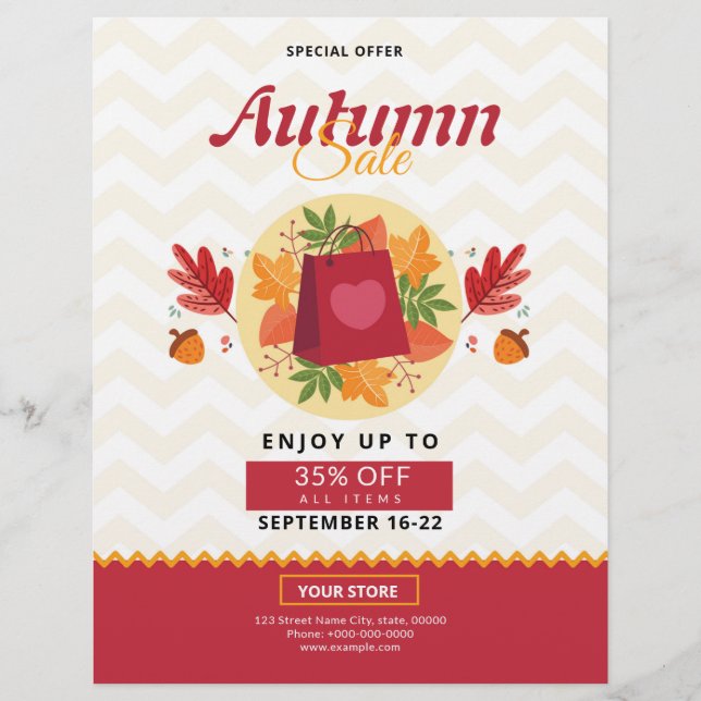 Volante de venta de verano (Frente)