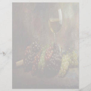 Volante De Vino Y Uvas