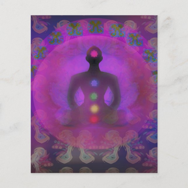 Volante de Yoga de Meditación (Frente)