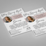 Volante del agente moderno de firma de notas fotog<br><div class="desc">El moderno y moderno folleto sobre el negocio de las fotos en Notary incluye una sola foto,  detalles de contacto sobre un polvoriento rosa y fondo blanco. Personaliza más con tus servicios y detalles de medios sociales.</div>