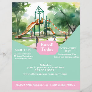Volante del Centro de Juegos del Jardín de Infanci