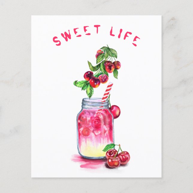 Volante del Fiesta de cócteles de verano de la beb (Frente)