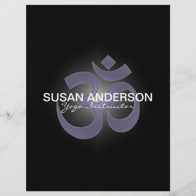 Volante del instructor de YOGA (Frente)