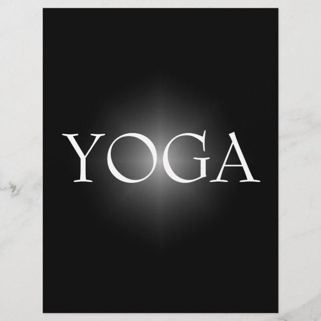 Volante del instructor de YOGA (Frente)