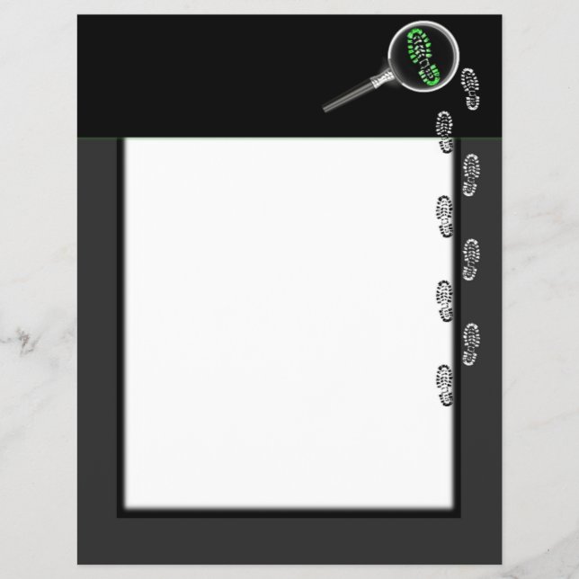 Volante del investigador de la escena del crimen (Frente)