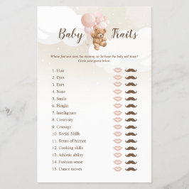 Volante del juego de los Rasgos para Bebés de Tedd