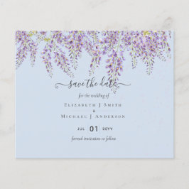 Volante del presupuesto de la Wisteria Blue Boda S