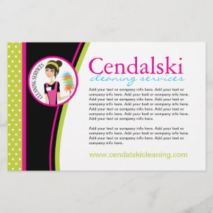 Volante del servicio de limpieza